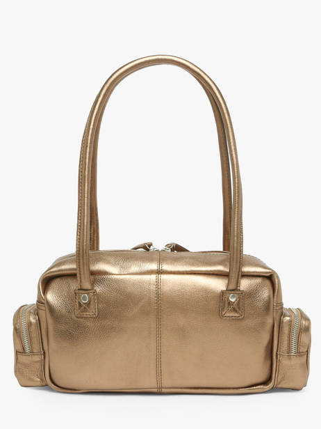 Schoudertas 90's Leder Paul marius Goud 90's BASSE90S ander zicht 4